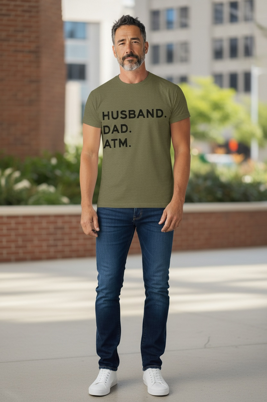 Husband Dad ATM T-Shirt