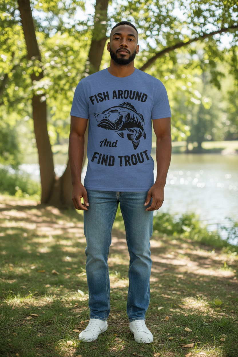 Fish Around Find Trout T-Shirt