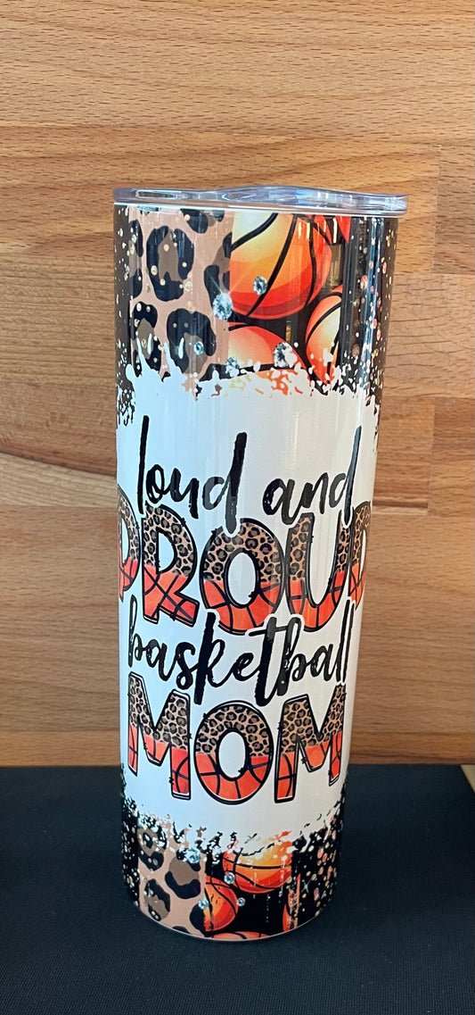 20oz Basketball Mom Tumbler