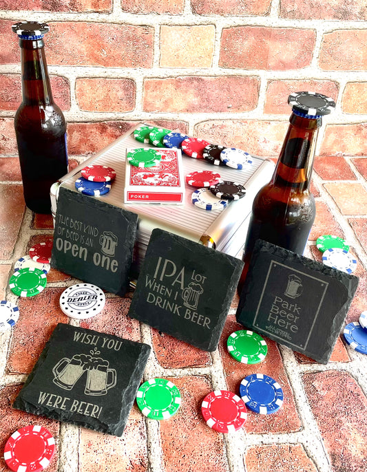 Beer Slate Coasters